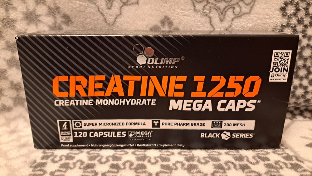 Nowe Opakowanie Creatine 1250 Mega Caps firmy Olimp