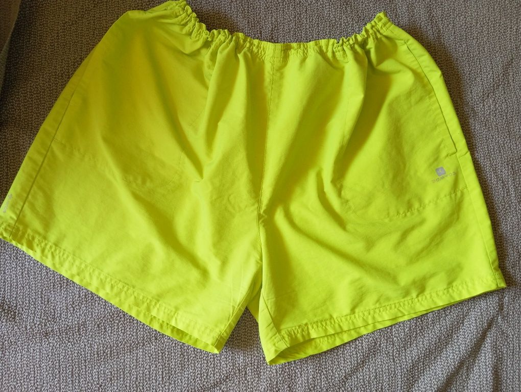Krótkie spodenki , szorty męskie neon , plus size