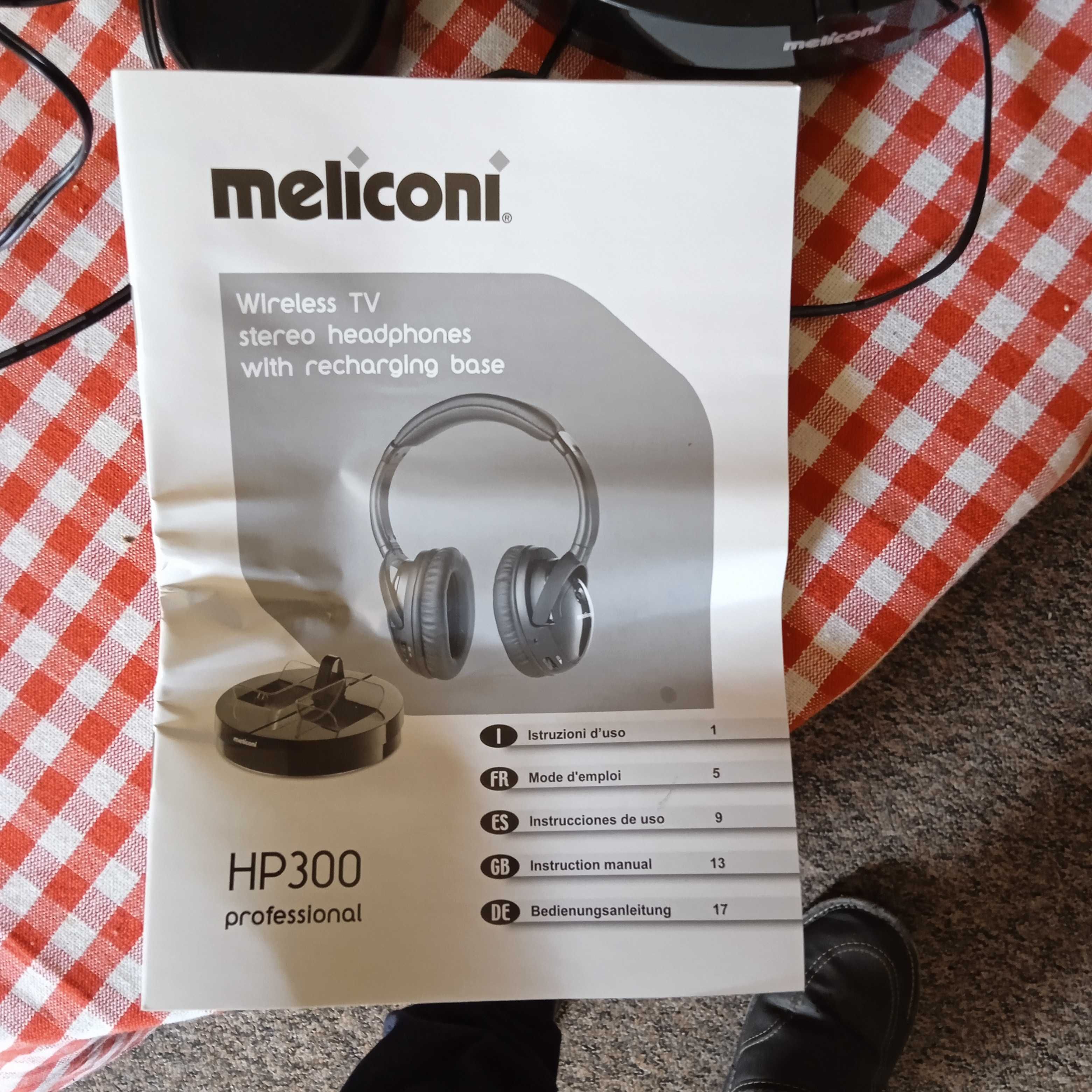 słuchawki bezprzewodowe meliconi hp300 sprawne