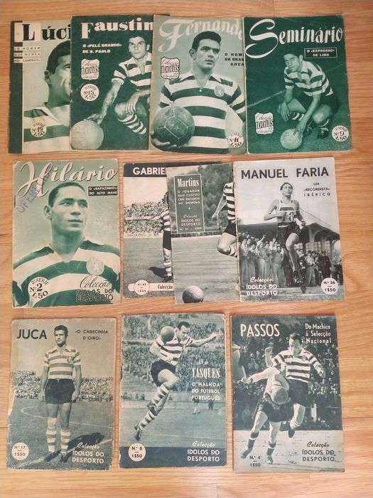 Ídolos do desporto e crónica desportiva Sporting