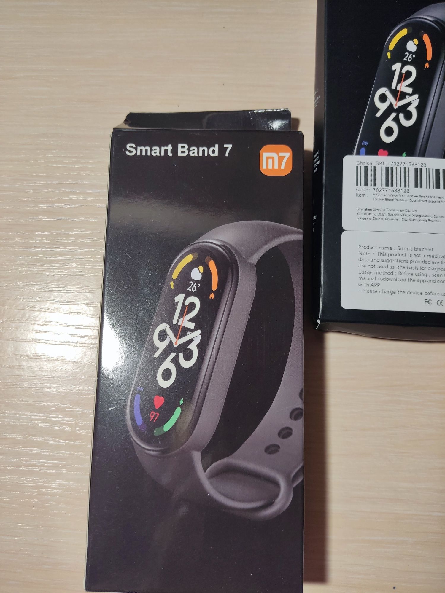 Смарт браслет фітнес часи М6, M7, M8 Fitness tracker Smart bracelet M6