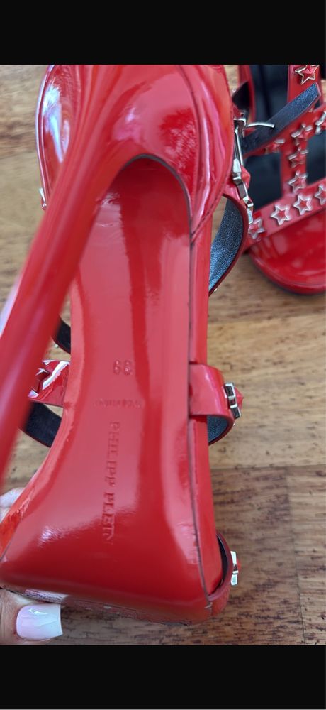 Philipp Plein sandaly na szpilce