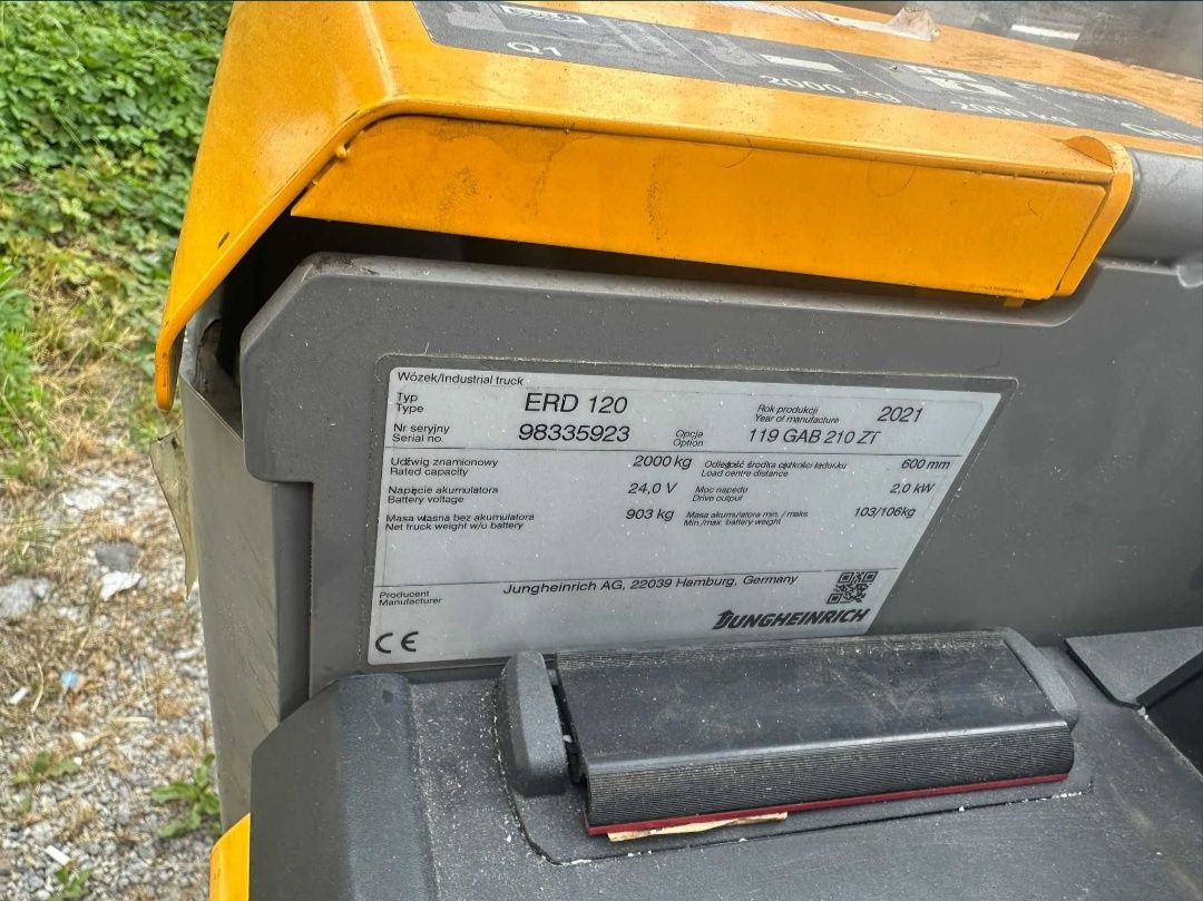 Wózek wysokiego podnoszenia Jungheinrich ERD 120 Li-Ion