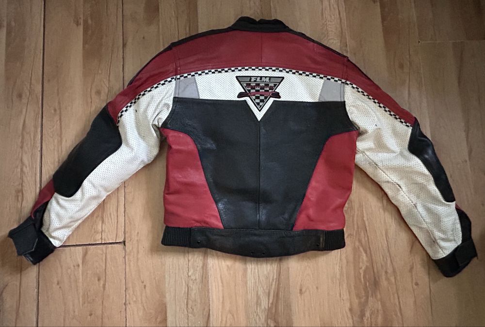 Kurtka motocykolwa FLM skorzana  rizm. xs