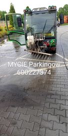 Zamiatanie Dróg Chodników Parkingów Placów Mycie Kostki Brukowej