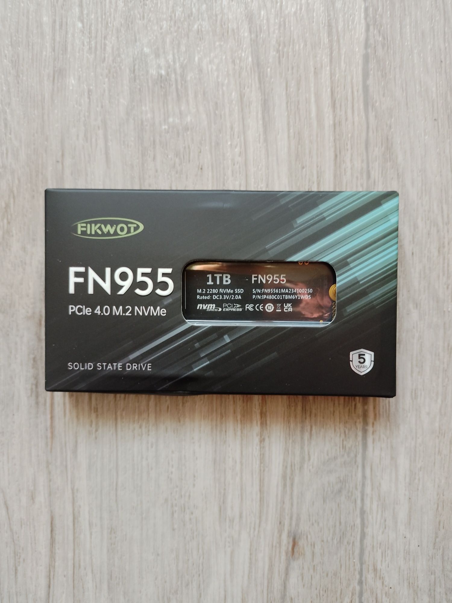 SSD диск Fikwot FN955 1TB  M.2 2280 PCIe Gen4x4