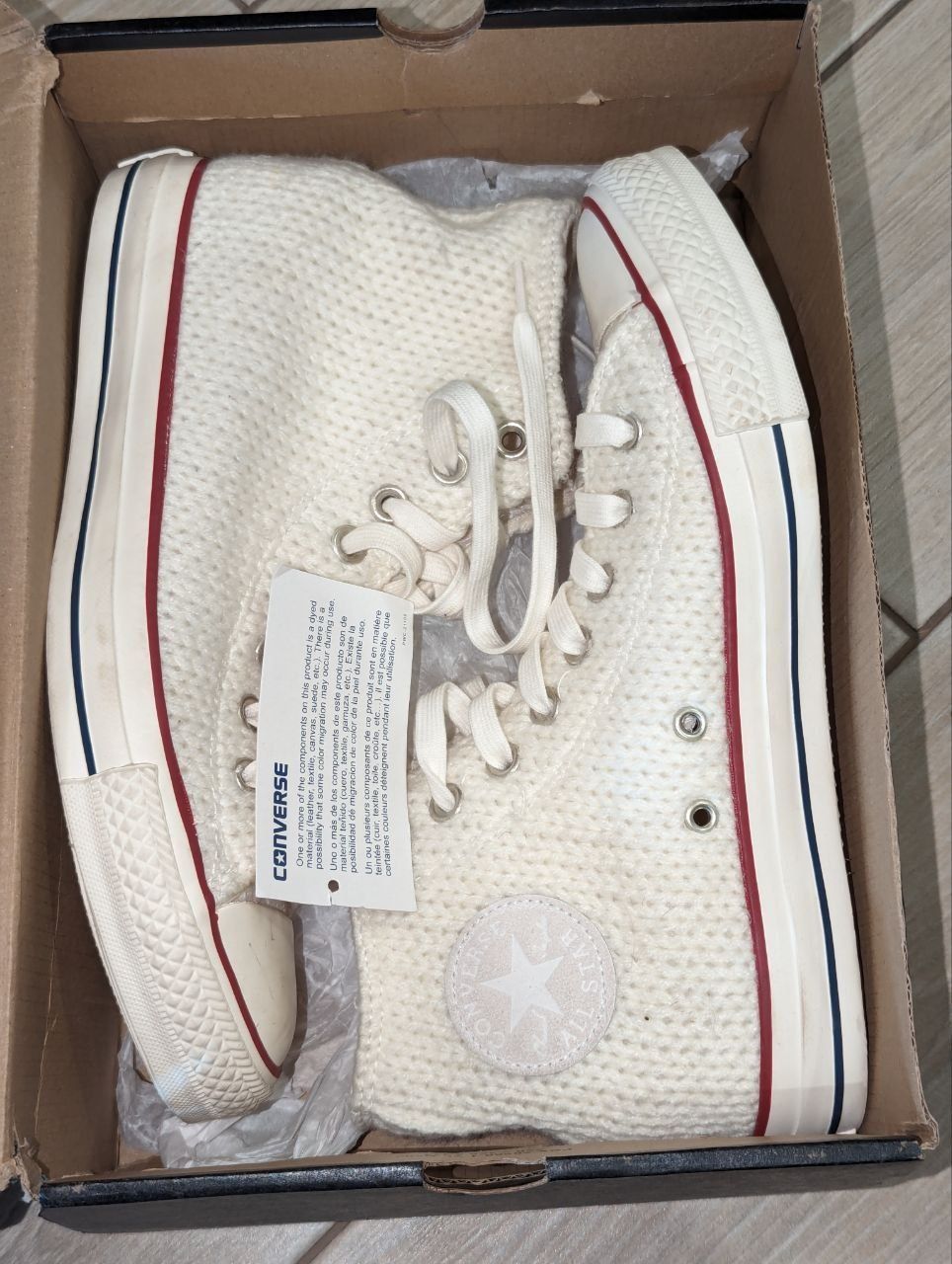 Срочно! Высокие Кеды converse, вязаные конверсы, 40-40,5 р, новые с би