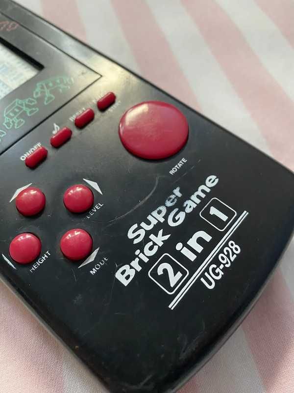 Elektroniczna przenośna gra tetris Super Brick Game 2 in 1