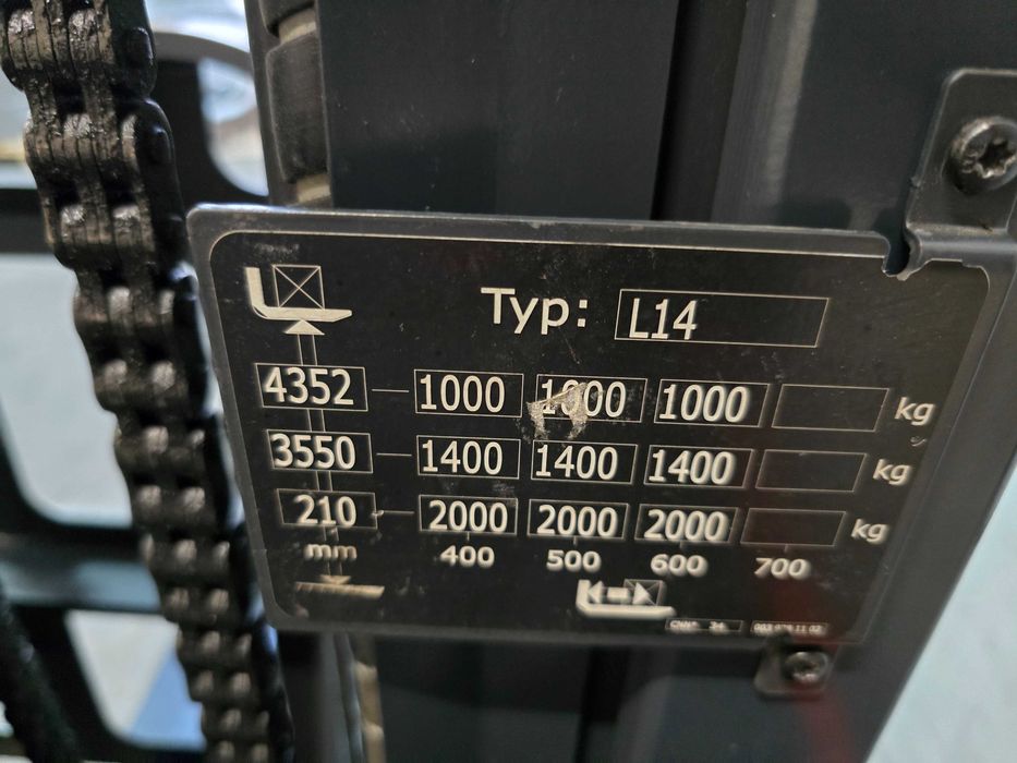 Штабелер самохідний Linde 1.4 тонни, підйом 4,352 метра, 2020 р.