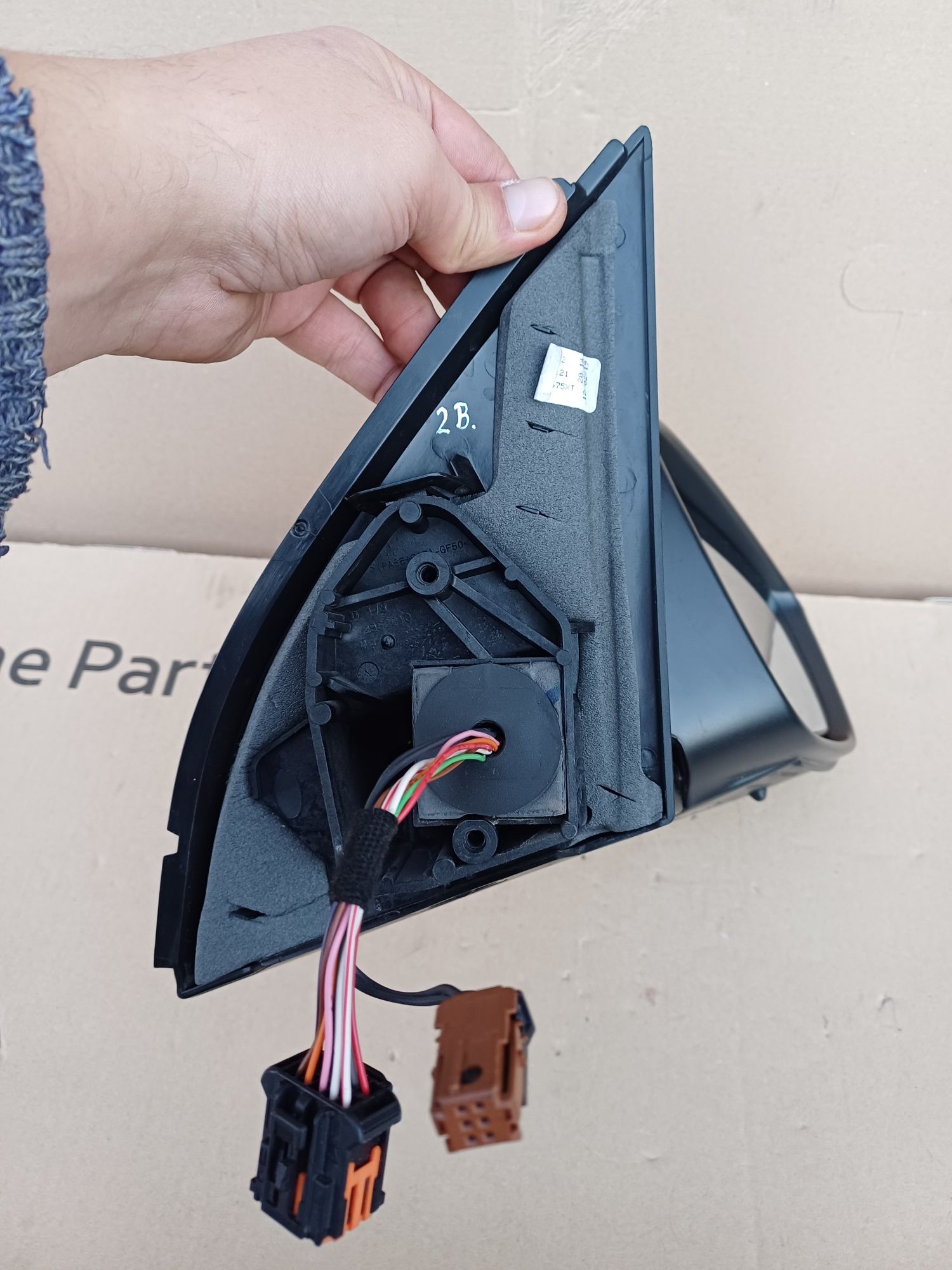 PEUGEOT 308 II LIFT T9 Lusterko Prawe Granatowe 11+2 PIN 13 PIN EU
