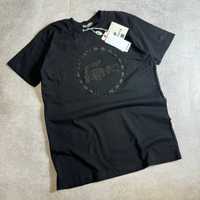 NEW COLLECTION! Мужская футболка Lacoste черного цвета размеры  S-XXL