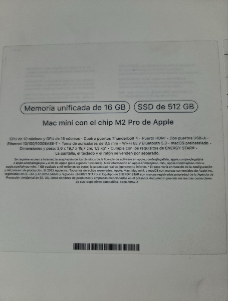Apple Mac Mini M2 Pro, 16/512GB, Neverlock