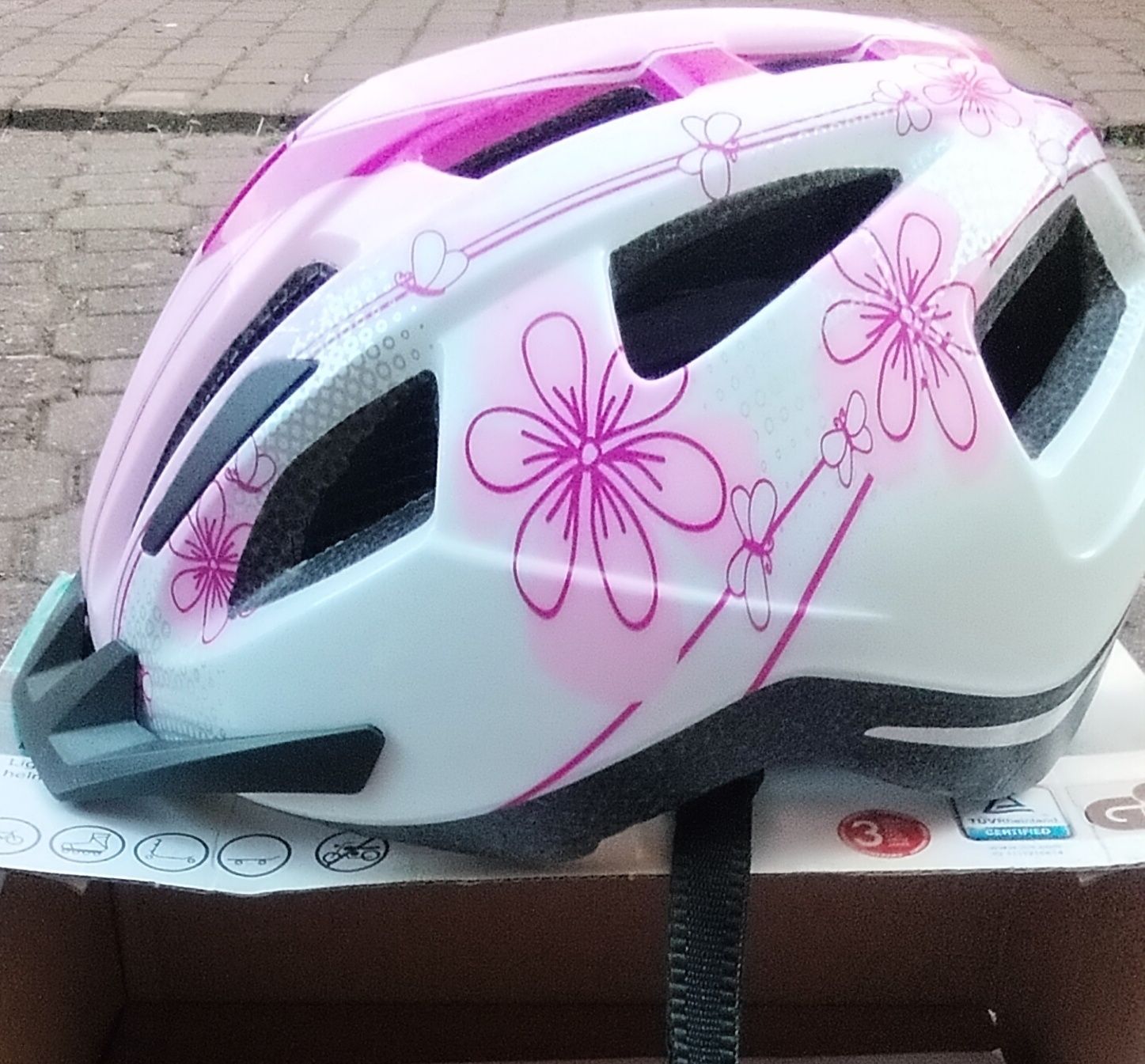 Kask rowerowy dziecięcy Nowy roz. 49-54