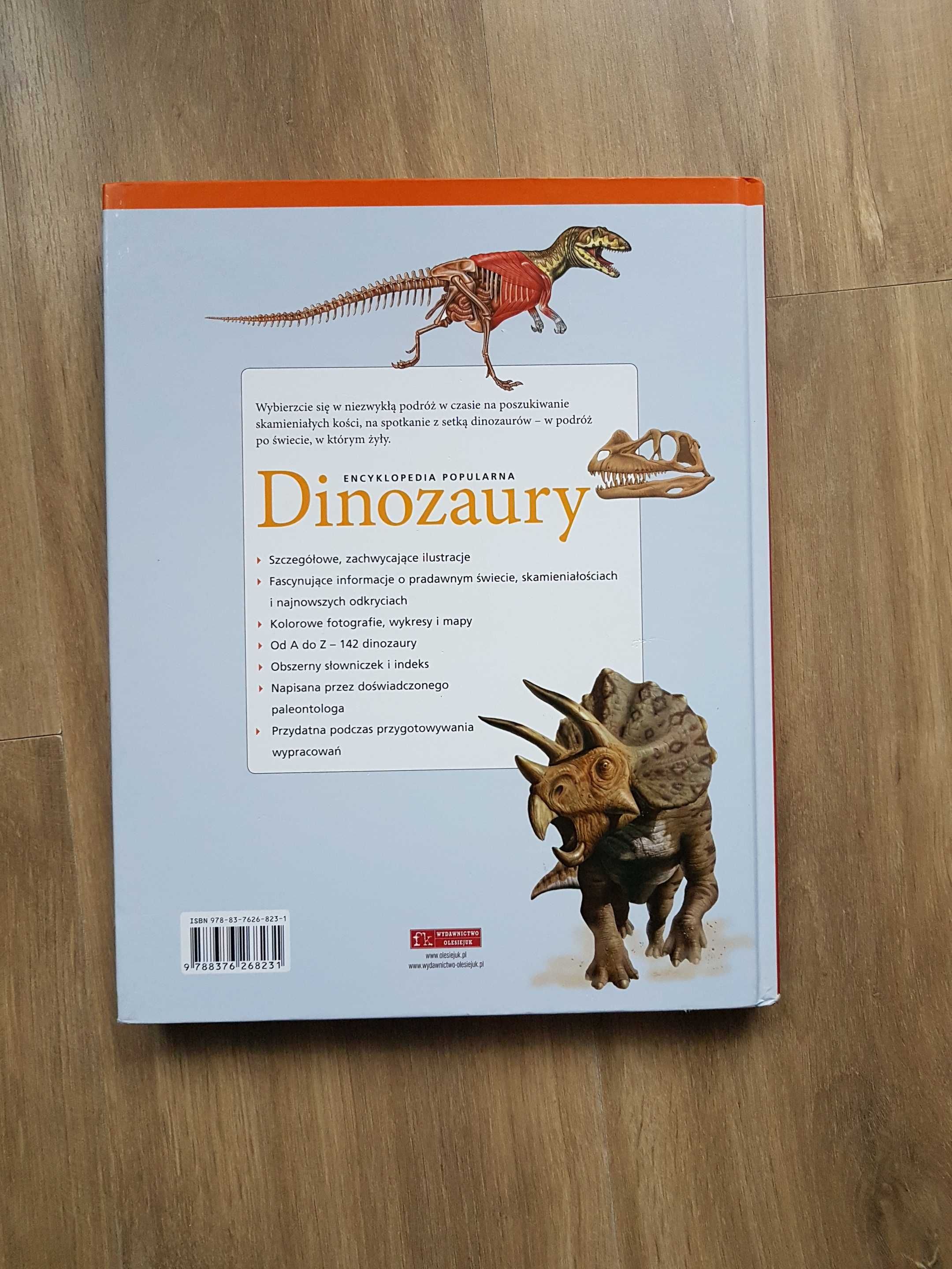 Encyklopedia Popularna A-Z 142 Dinozaury Olesiejuk M K Brett-Surman