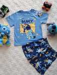 Nowa piżamka Bluey 104 na lato nowa piżama Blue i Bingo 4 latka