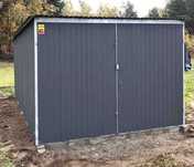 Garaż Blaszany 3x5 GRAFIT- Producent Ogólnopolski
