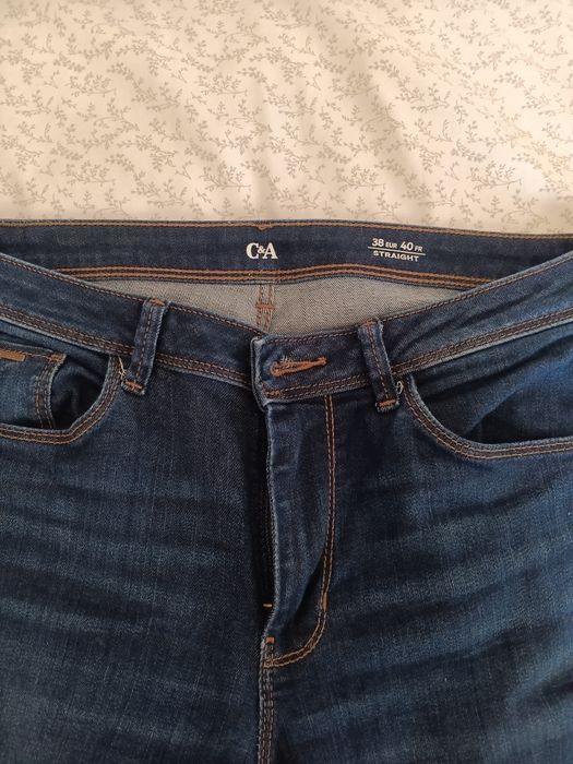 Calças ganga 38/40 otimo estado C&A
C&A,
