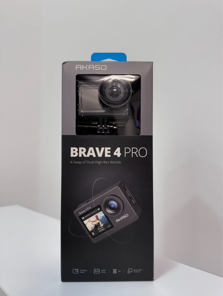 AKASO Brave 4 Pro: Подвійна реальність високої чіткості