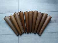 Drewniane nóżki do mebli PRL 20cm, 4 szt.