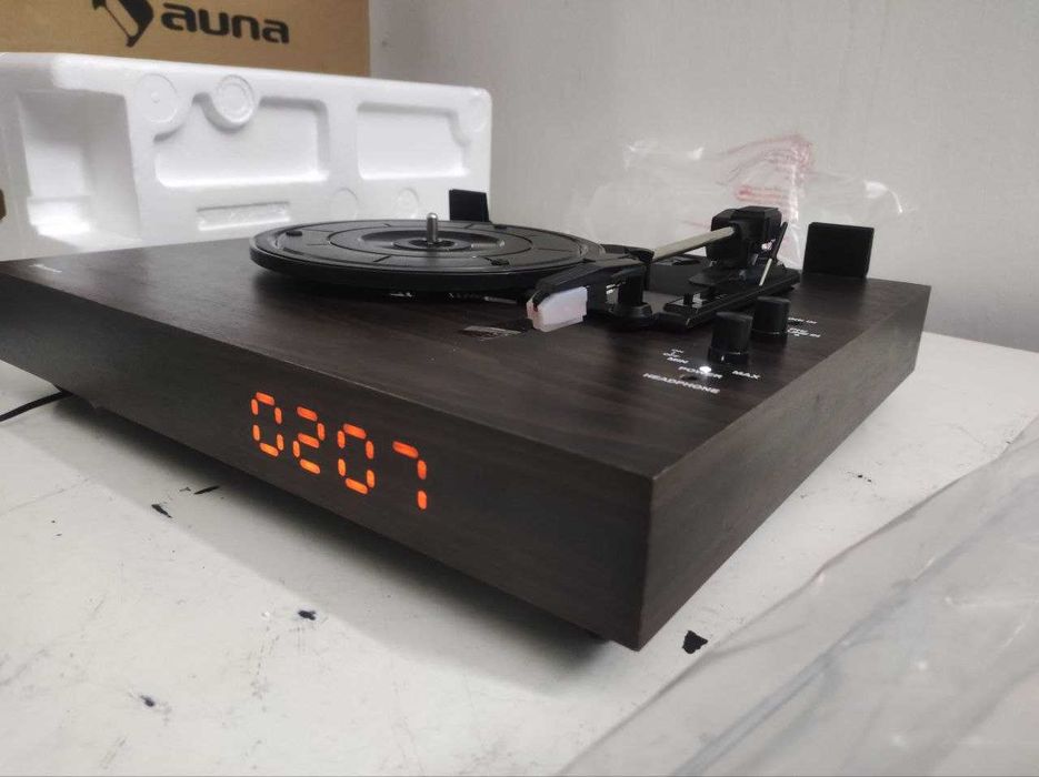 Виниловый проигрыватель Вініловий програвач Auna TT-Classic Chrono BT