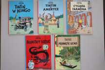 5 x Przygody Tintina / Tintin w Ameryce, Kongo, Cygara Faraona