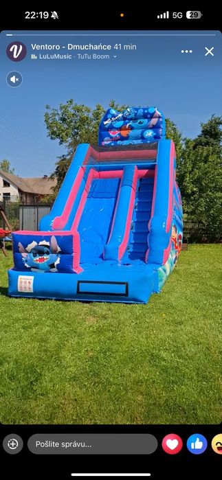 PRODUCENT Raty0% Dmuchana Zjeżdżalnia dmuchany plac  dmuchaniec dmucha