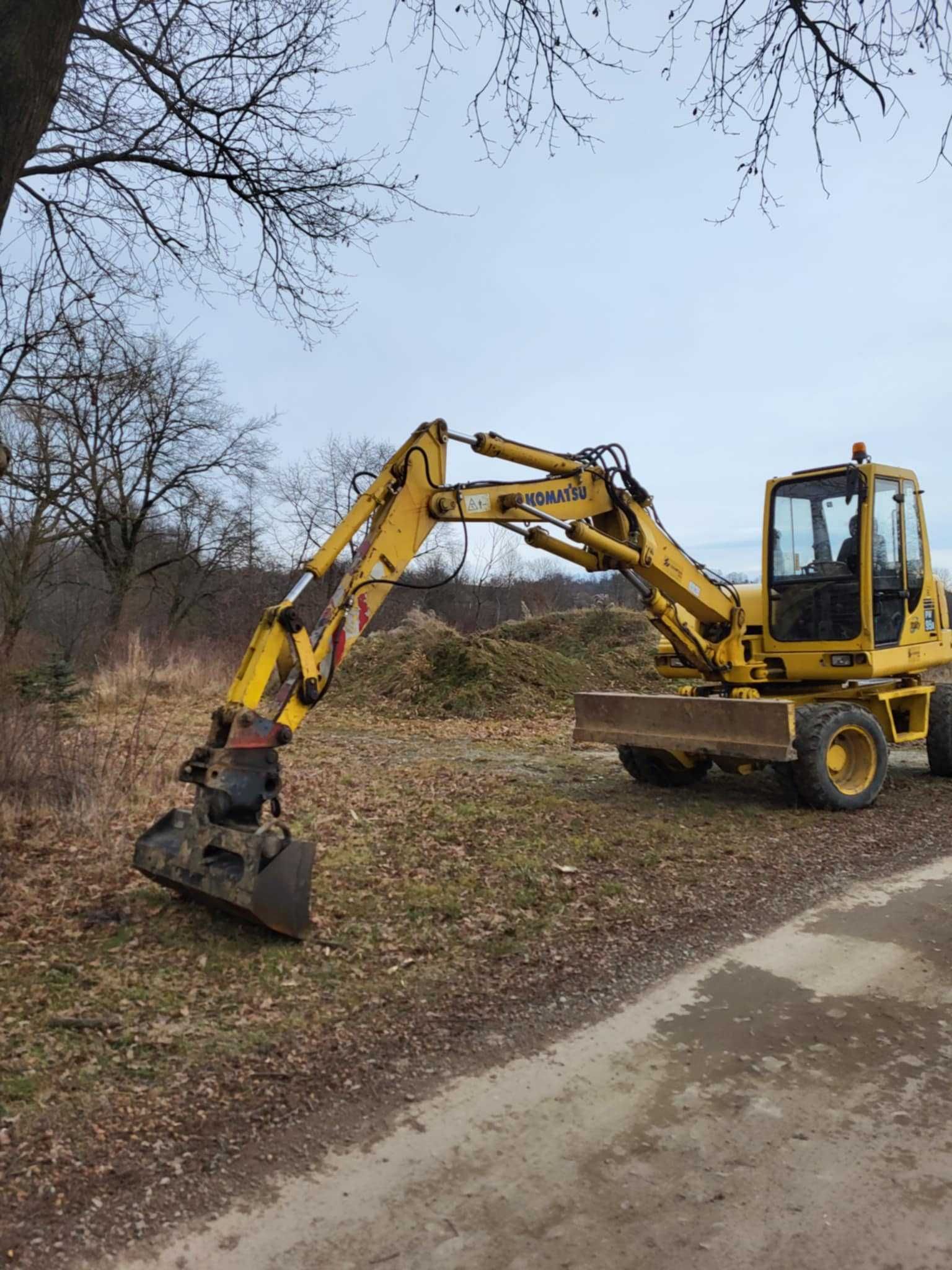 Koparka kołowa Komatsu PW95 2006r terex cat JCB schaeff Atlas Liebherr
