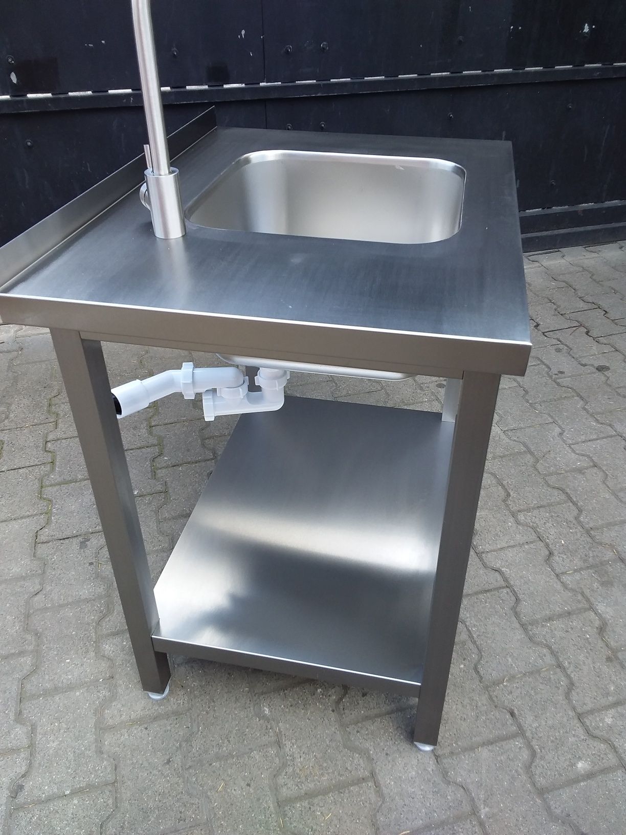 Zlewozmywak zlew gastronomiczny kompletny nierdzewny 60x80cm wysyłka