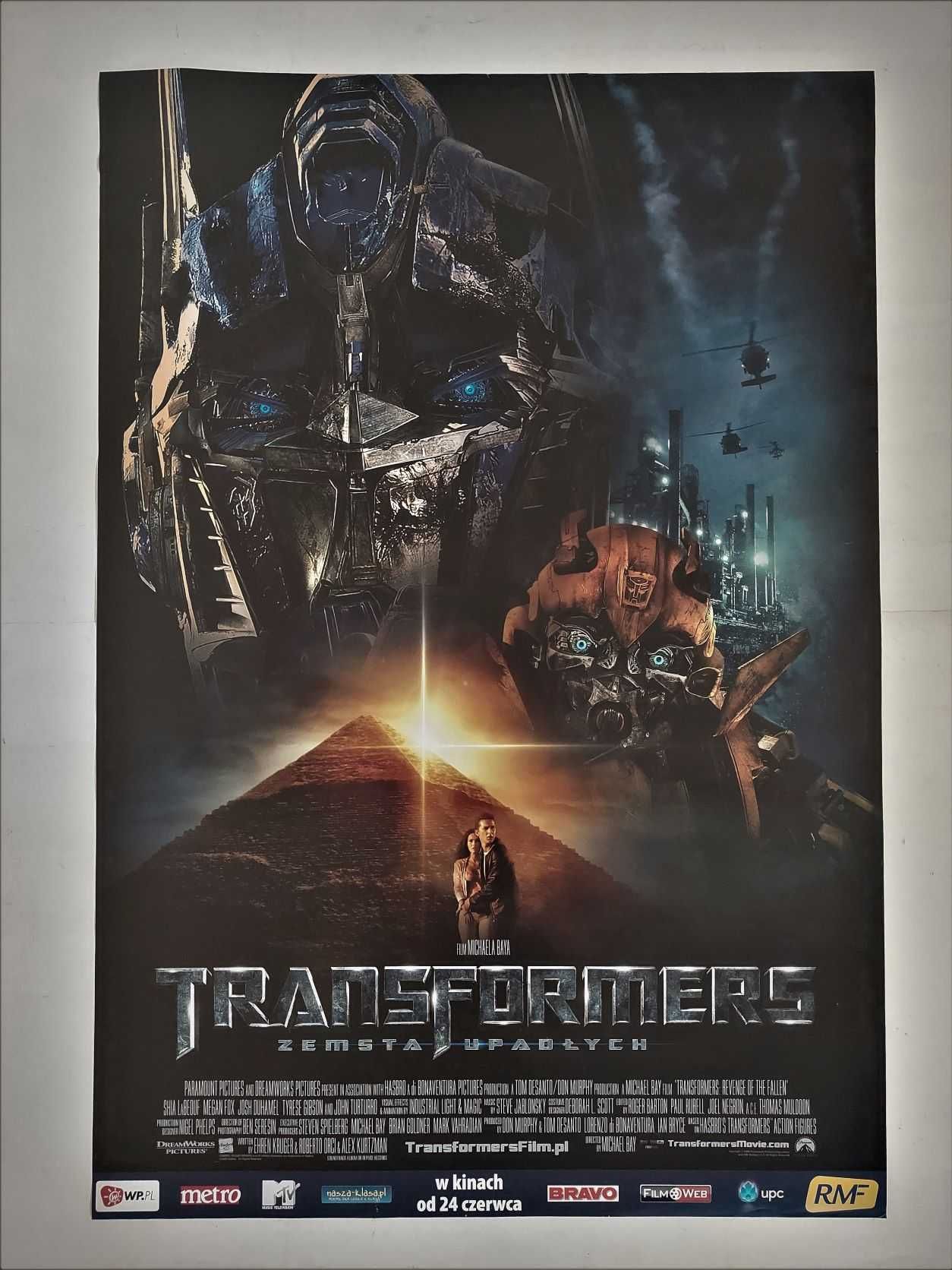 Plakat filmowy oryginalny - Transformers Zemsta upadłych