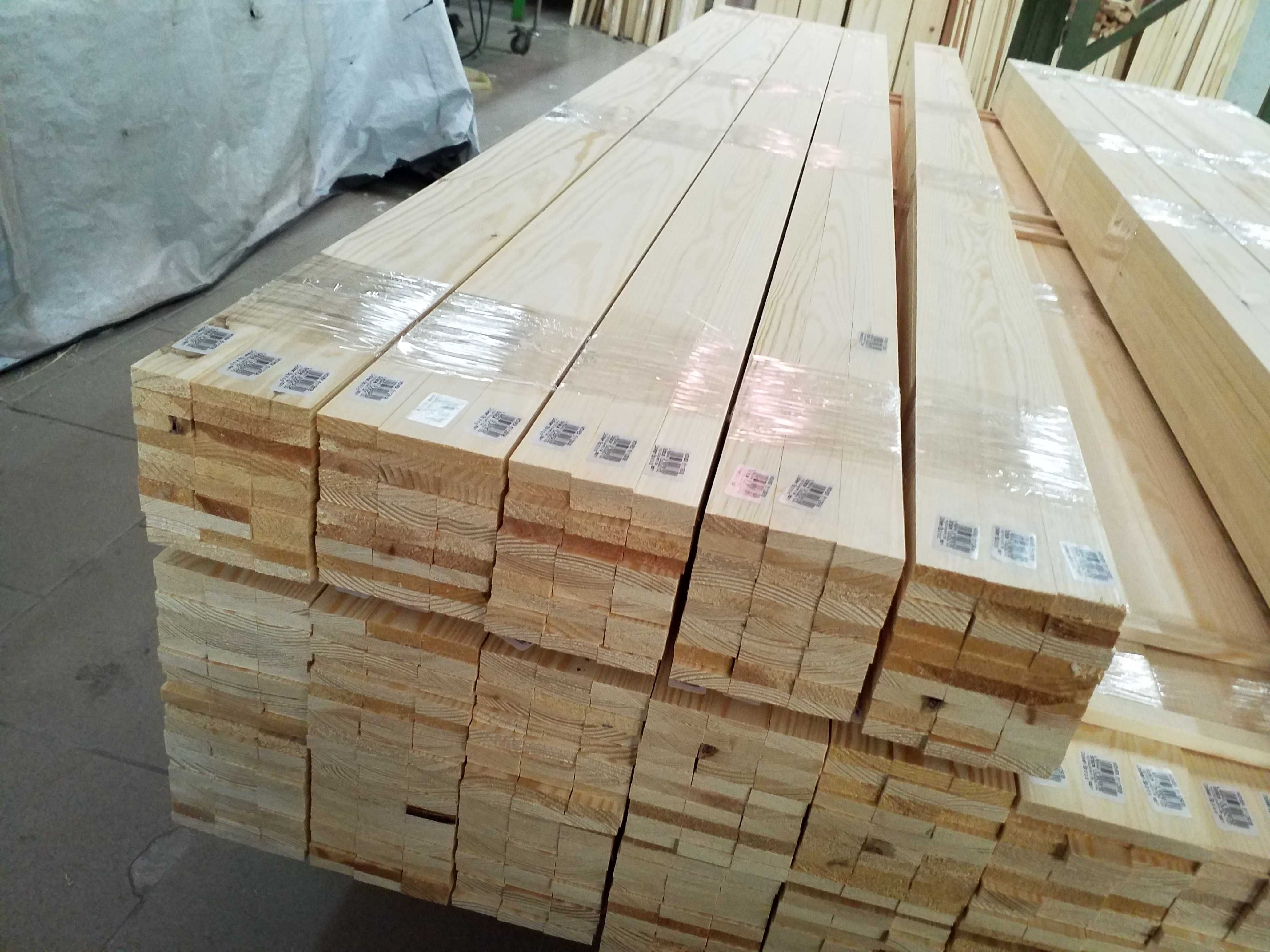 Listwa 10x30 mm prostokątna drewniana  strugana kantówka listewka
