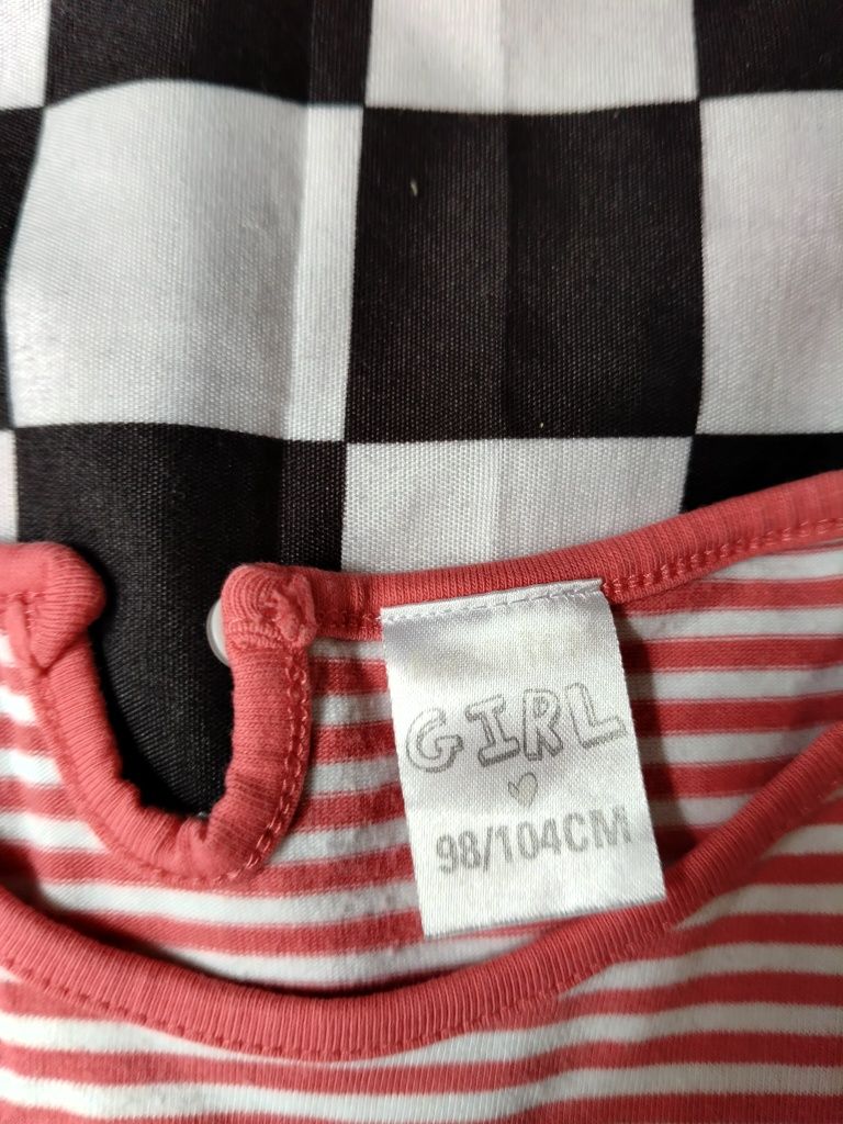 Bawełniana sukienka z delfinami 98/104