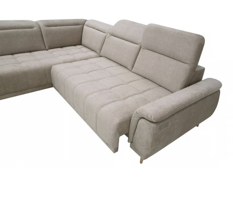 Nowoczesny naroznik lewy Calvaro elektryczna regulacja jak nowy