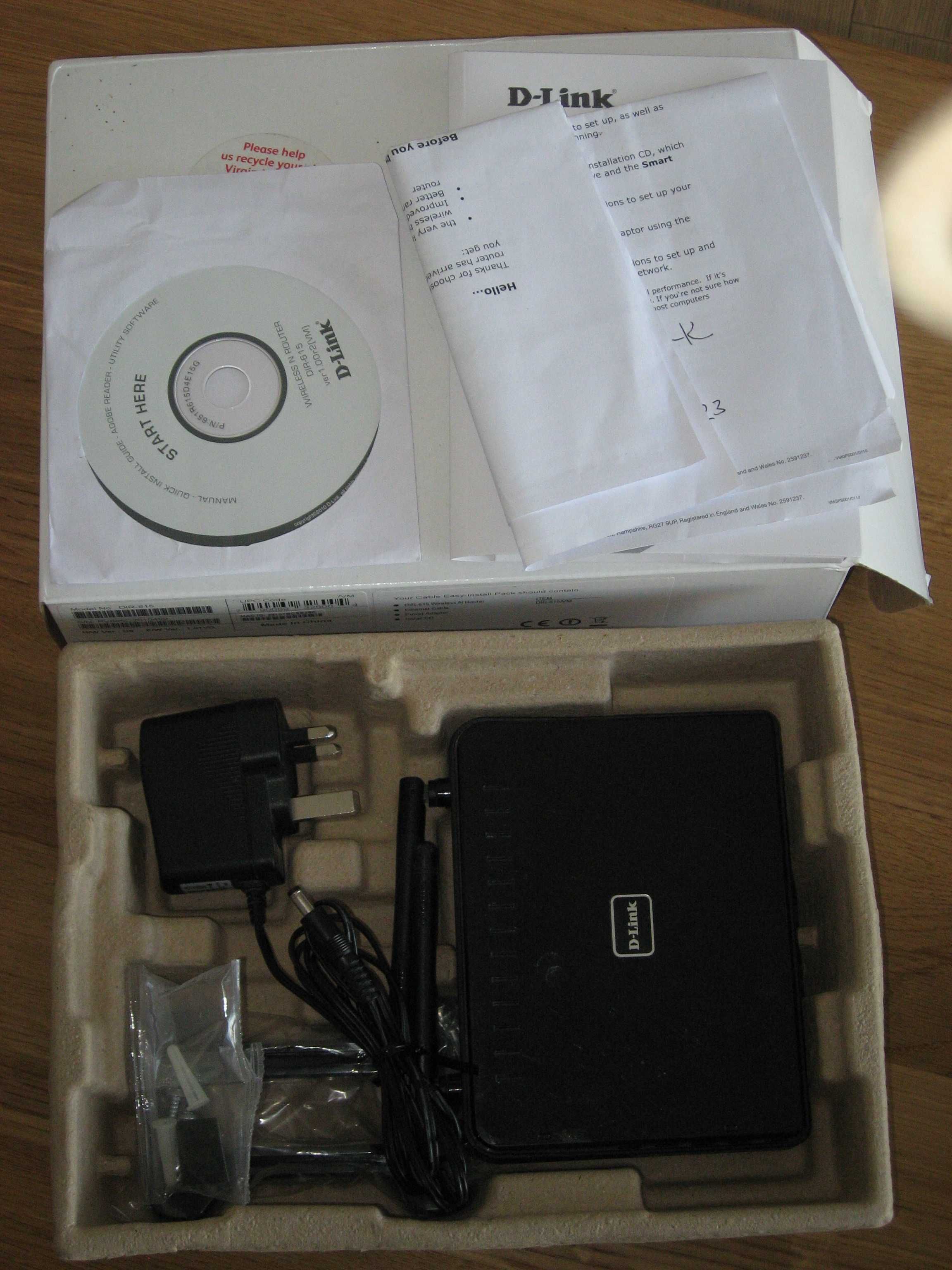 Router D-link DIR 615 czarny, stan nieznany!