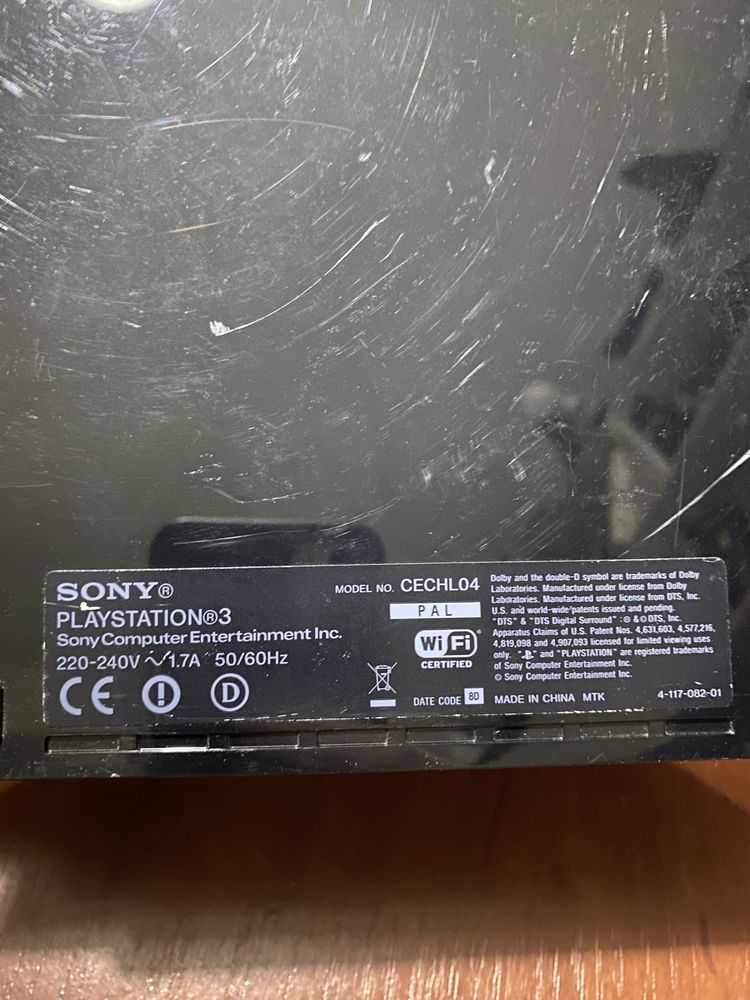 Консоль Sony PlayStation 3 CECHL04/ 80GB HDD! D445