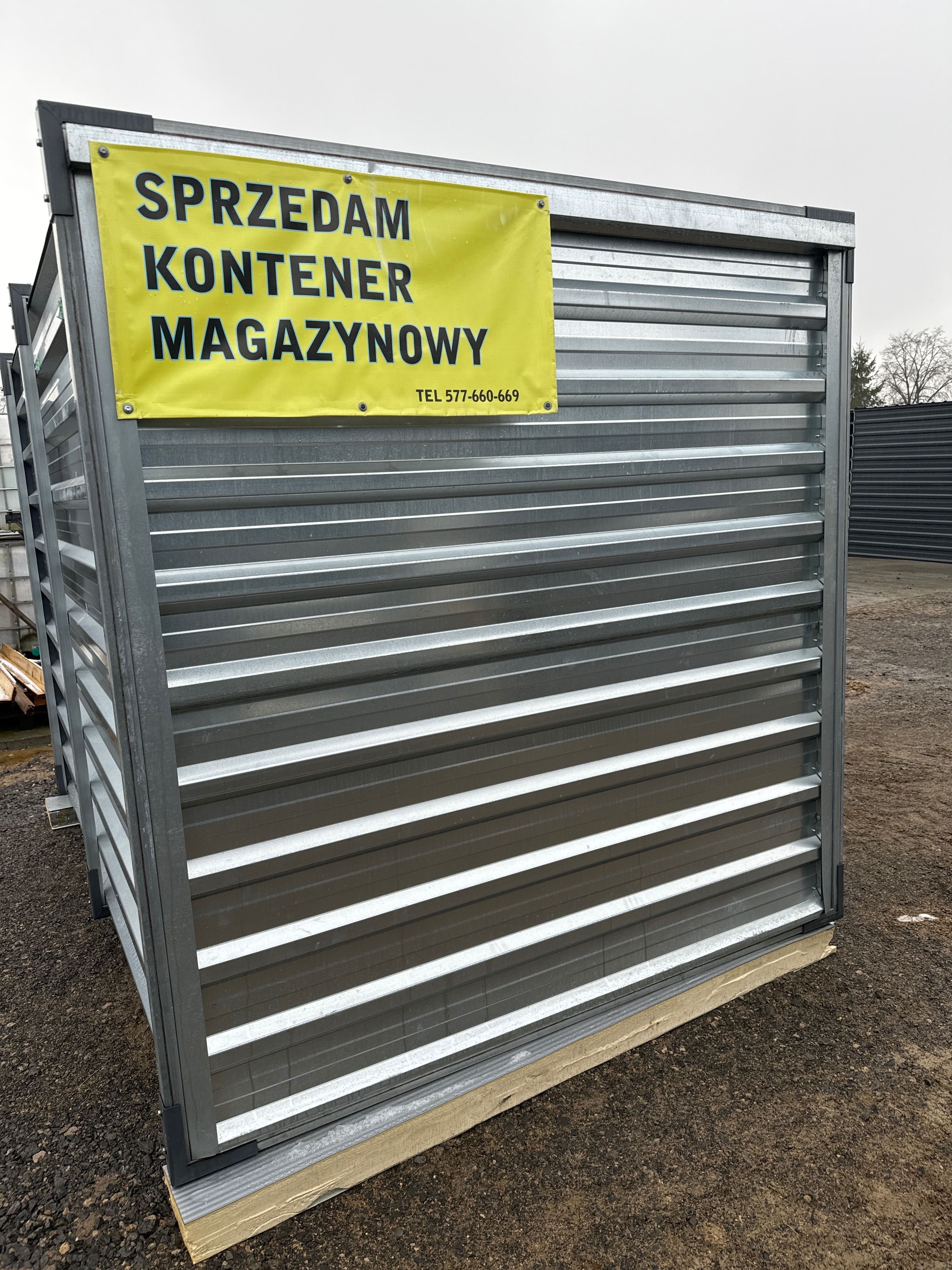 Kontener magazynowy składany 2x3 magazynek domek narzędziowy magazyn