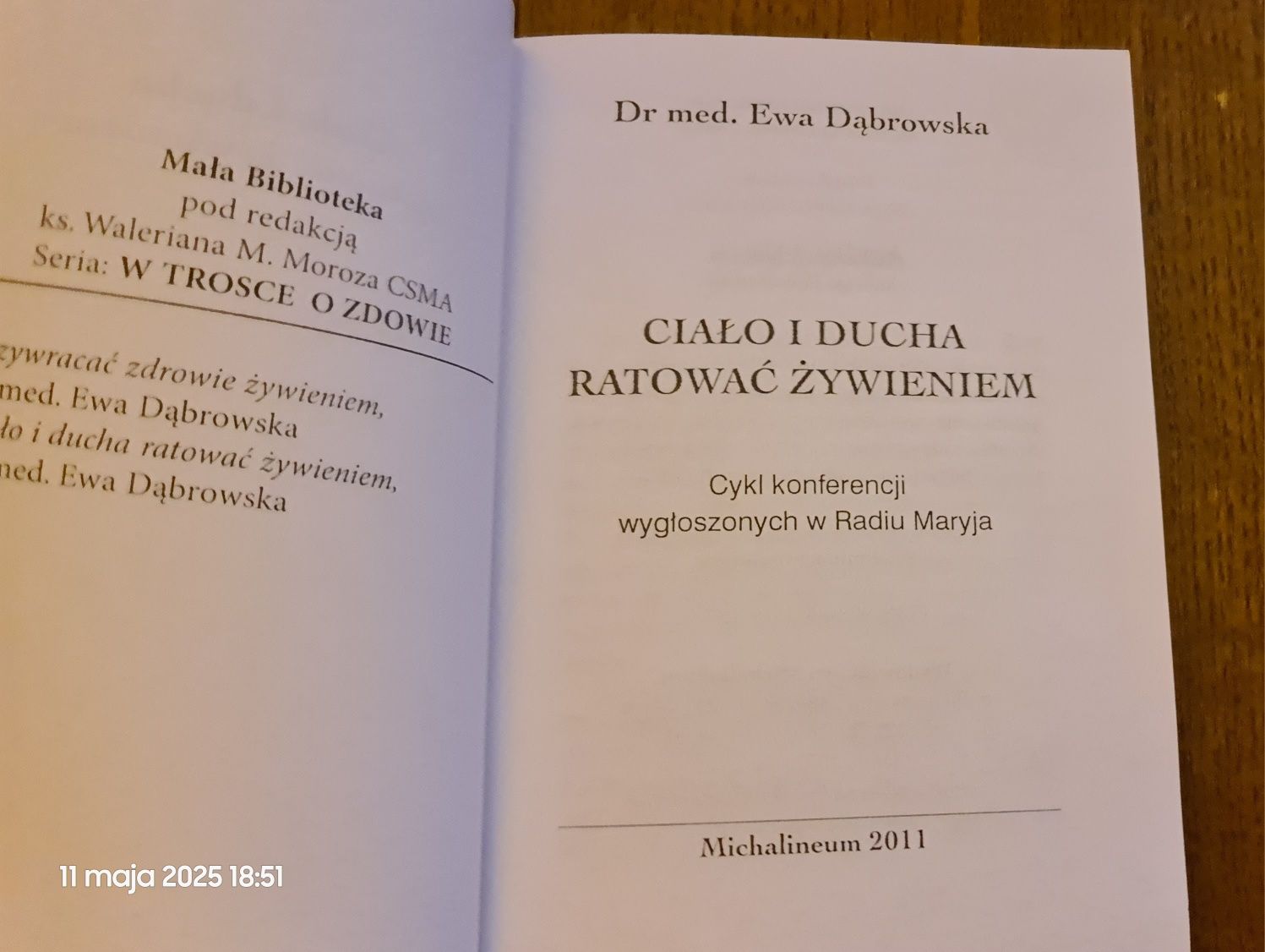 Ciało i ducha ratować żywieniem Ewa Dąbrowska dieta Dąbrowskiej