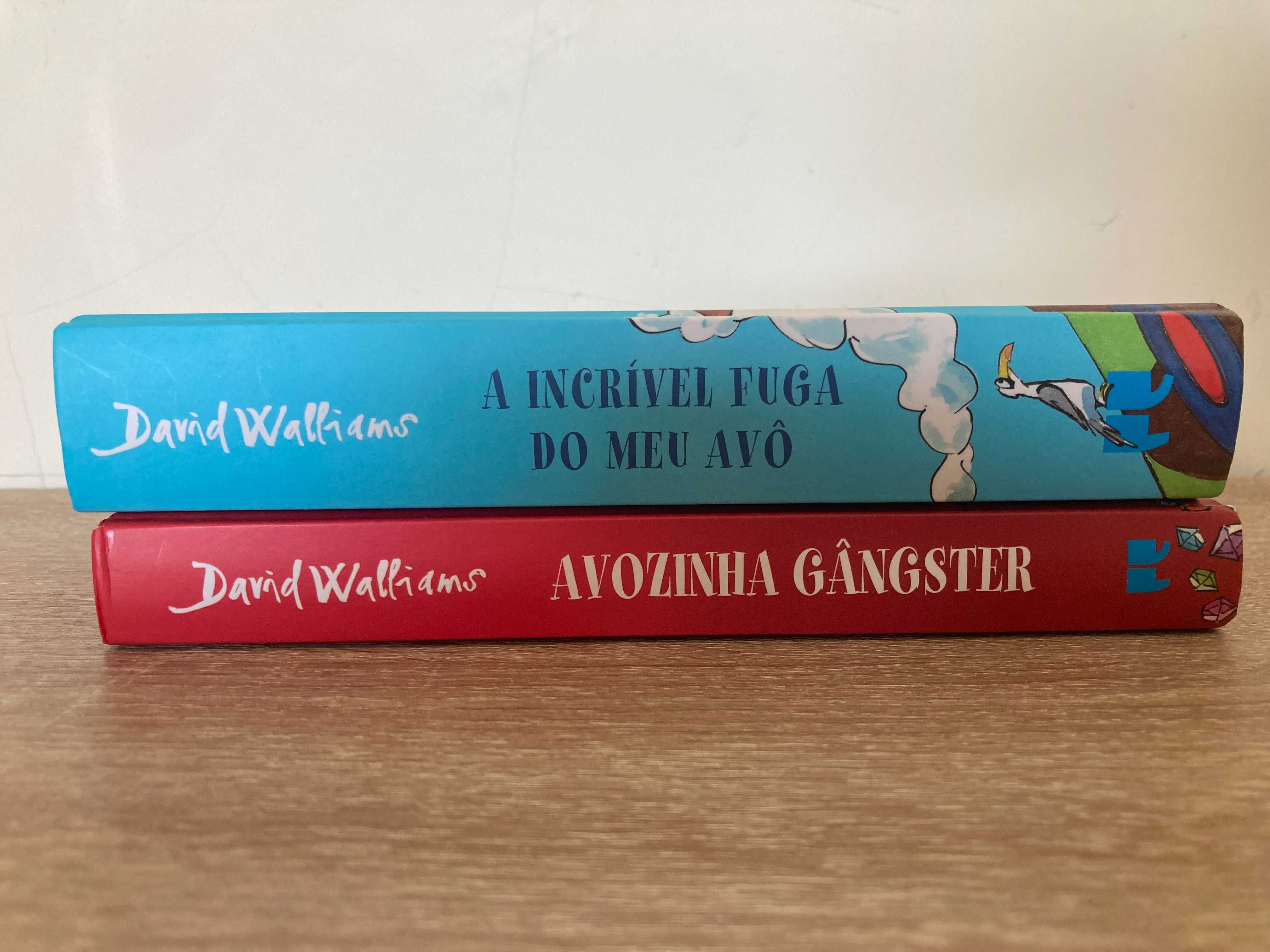 Livros David Walliams, Avozinha Gangster + A Incrível Fuga do Meu Avô