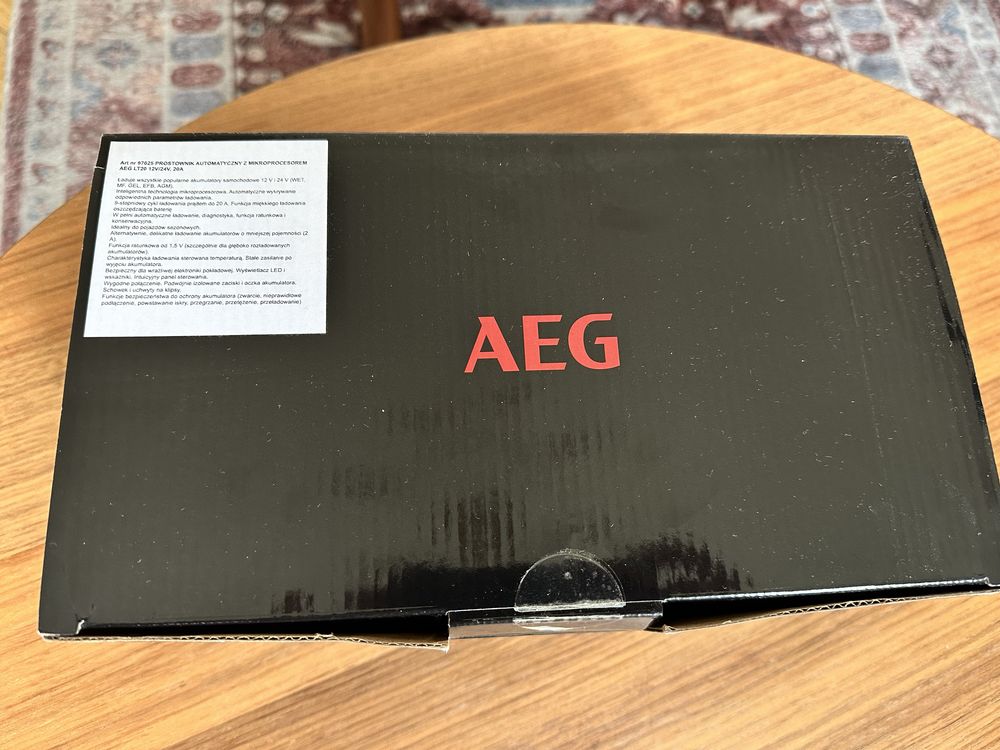 AEG, Prostownik Automatyczny Z Mikroprocesorem Aeg Lt 10 12V/24V, 10A
