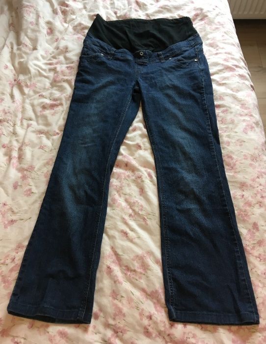 Jeansy Dżinsy spodnie ciążowe C&A, dopasowywane, rozmiar 40-42