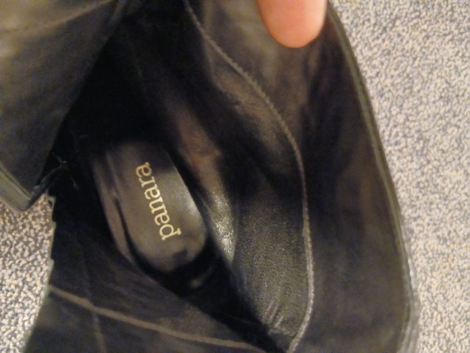 Жіночі ботінки ( натуральна лакована шкіра)