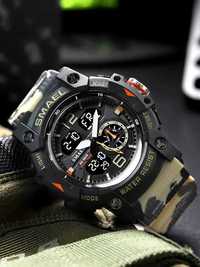 Zegarek SMEAL model 8007 koloru czarny moro wojskowy