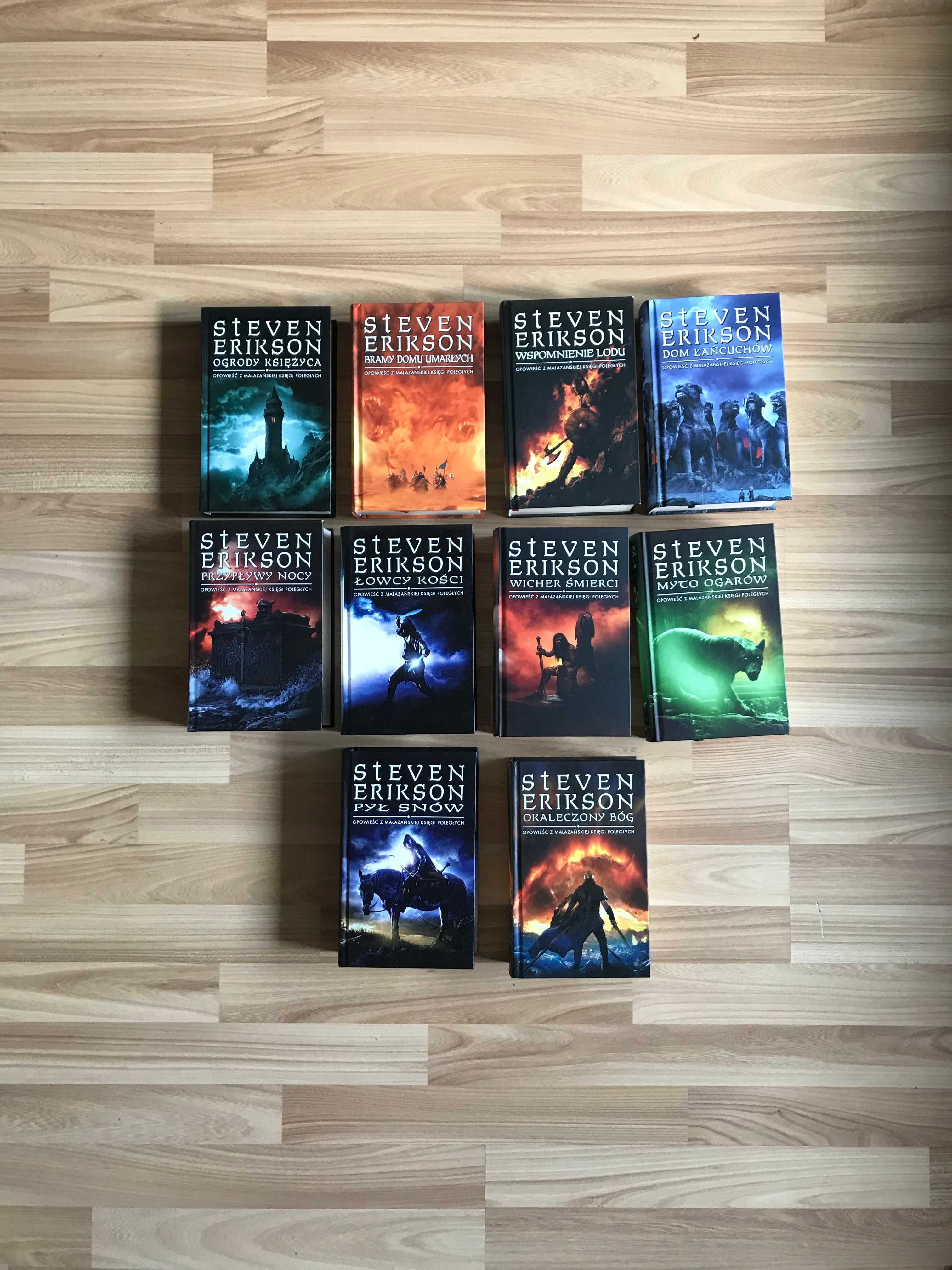 Steven Erikson Malazańska Księga Poległych komplet NOWE twarde