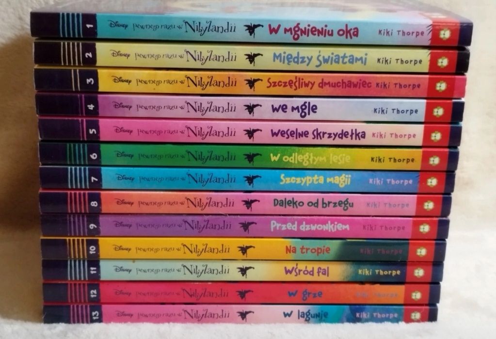 Książka "Pewnego razu w Nibylandii" Kiki Thorpe / 13 szt