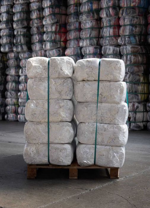 Czyściwo bawełniane białe cięte 300kg Najwyższa Jakość Kurier Gratis