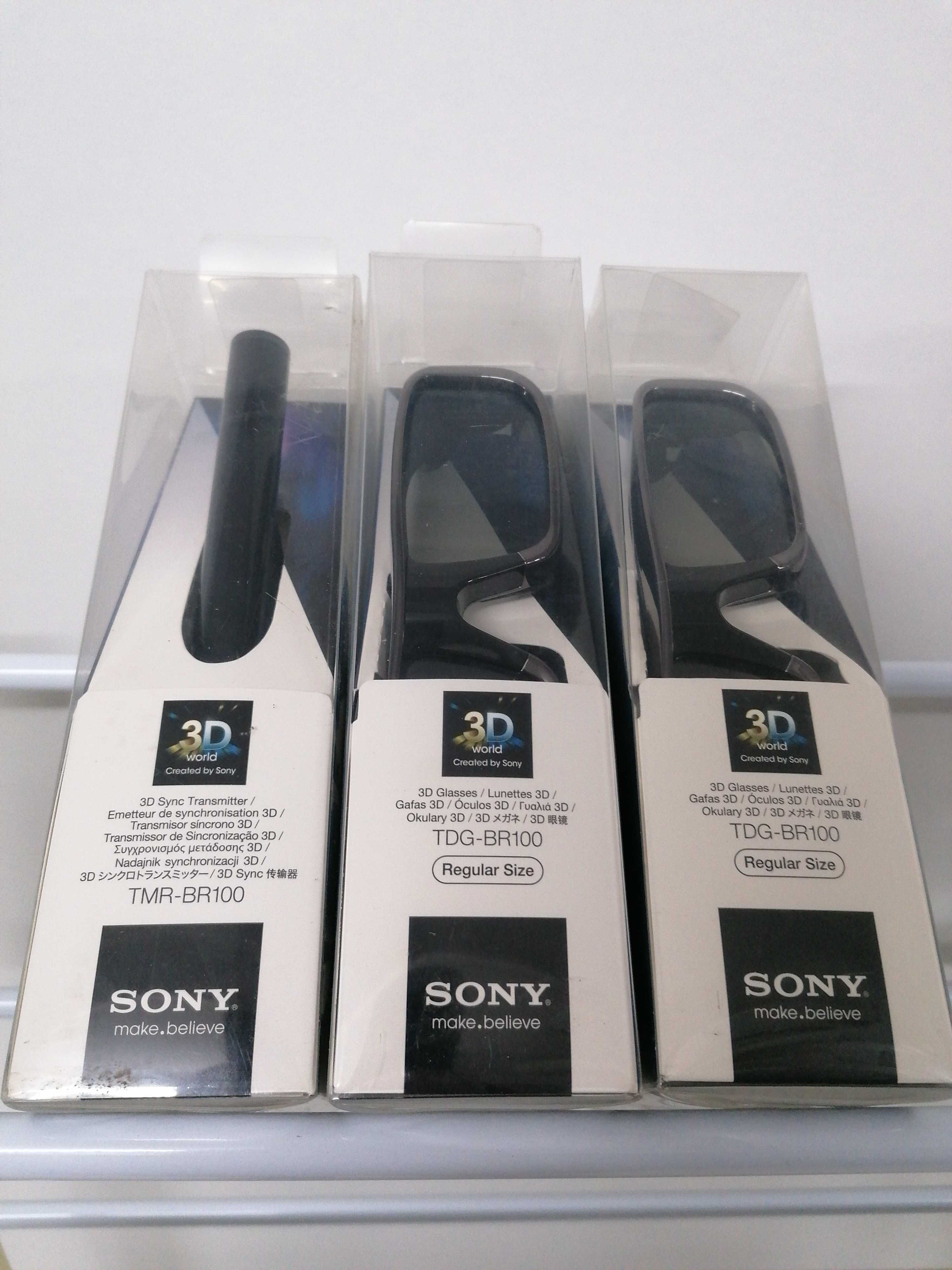 Óculos 3D Sony TDG-BR100 + transmissor TMR-BR100