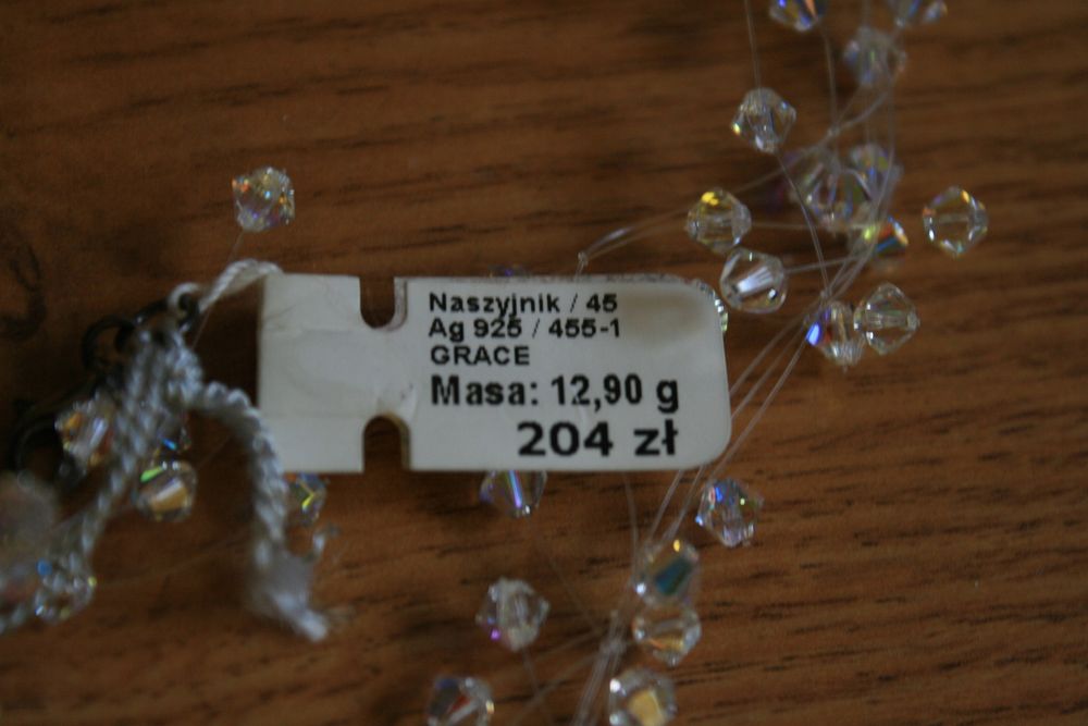 Biżuteria ślubna marki Sezam z kryształkami Swarovskiego