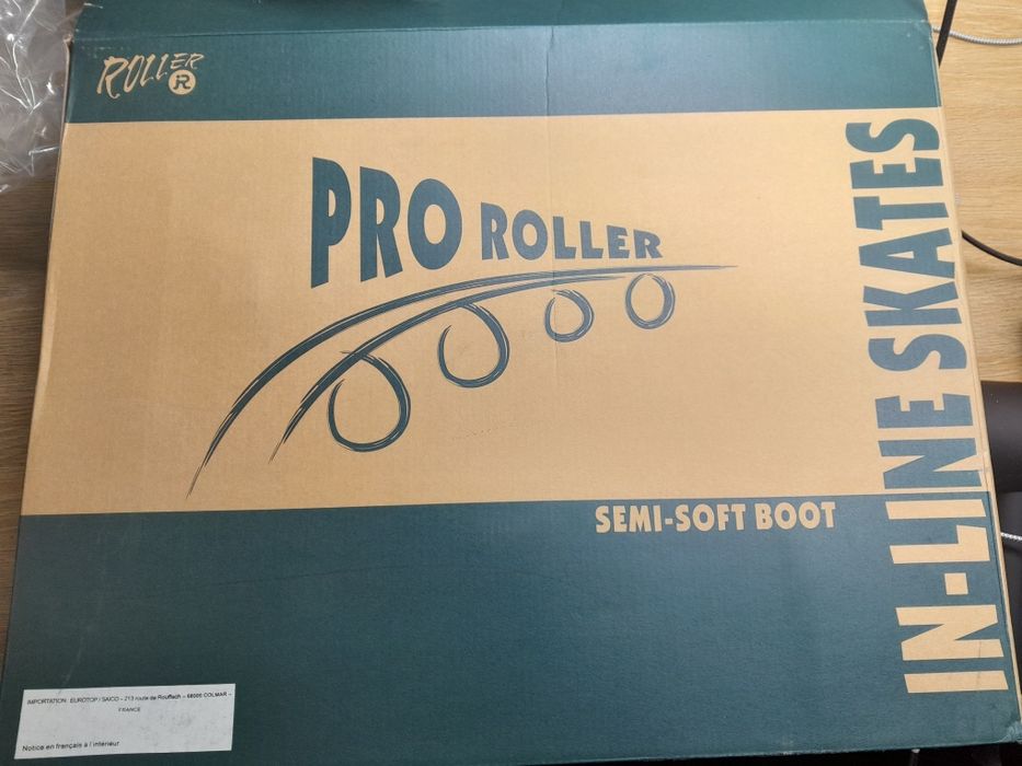 Rolki pro acro rozmiar 46 abec-5 szaro niebieskie