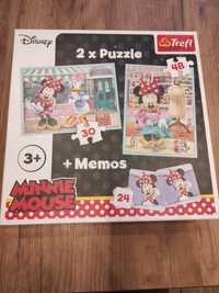 Myszka Mini puzzle + memos