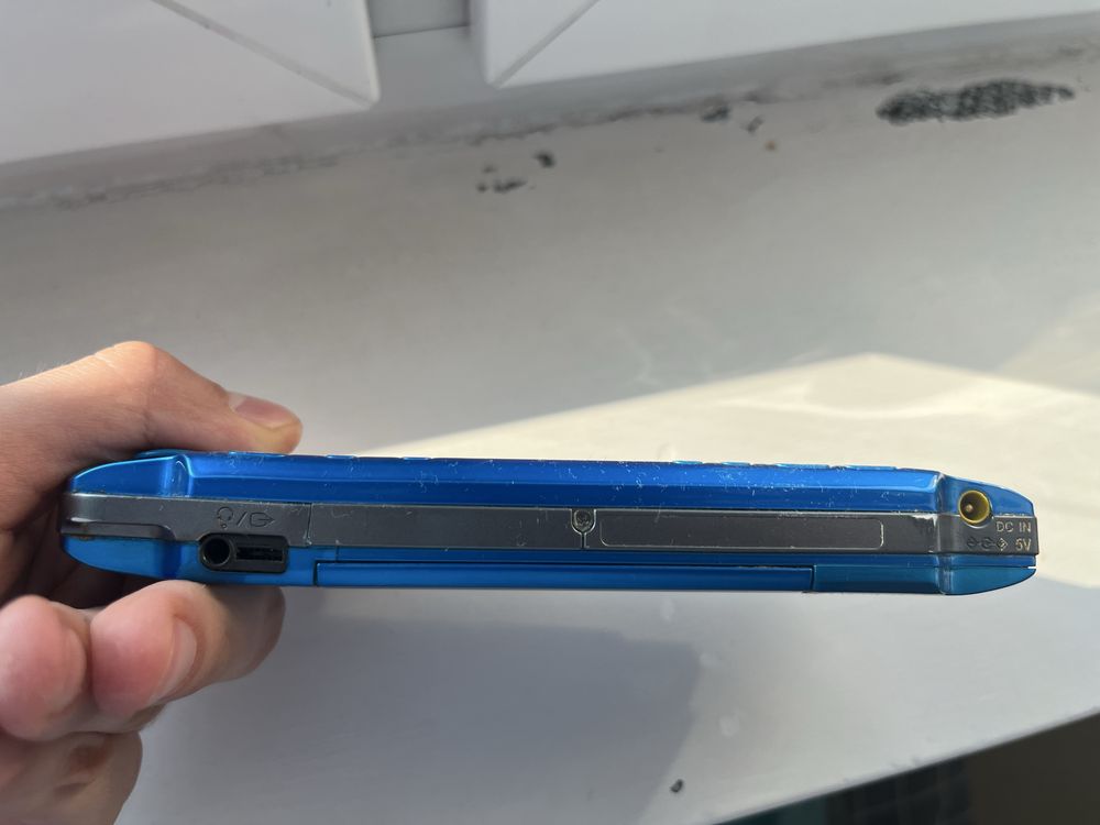 Psp playstation portable 3000 vibrant blue niebieska