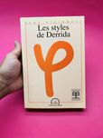 R U DY STEINMETZ Les styles de Derrida